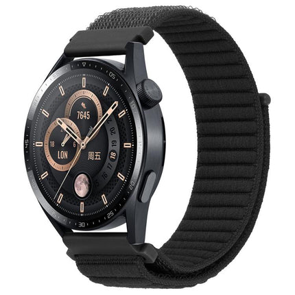 xDfind Wave Texture Nylon Hook and Loop Fastener Watch Band, 20mm, 22mm