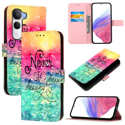 3D Painting Horizontal Flip Leather Phone Case, For vivo Y400 5G, For vivo V60 5G