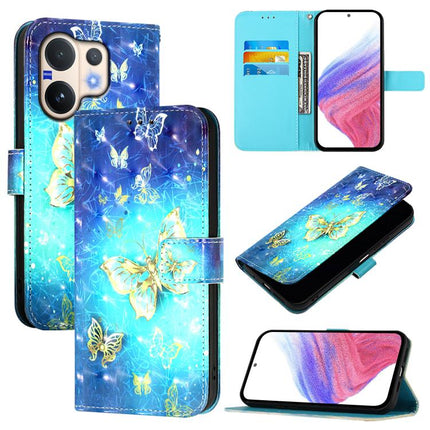 3D Painting Horizontal Flip Leather Phone Case, For vivo Y400 5G, For vivo V60 5G