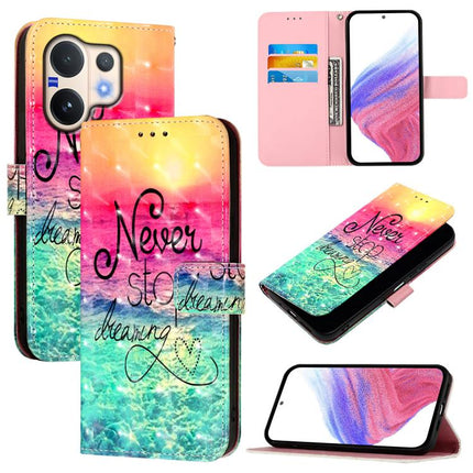 3D Painting Horizontal Flip Leather Phone Case, For vivo Y400 5G, For vivo V60 5G