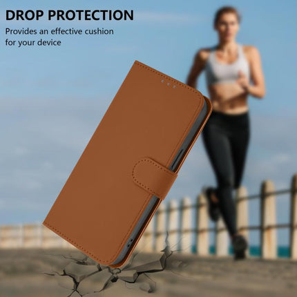 Skin Feel Solid Color Leather Phone Case with Lanyard, For vivo V60 Lite 5G Global