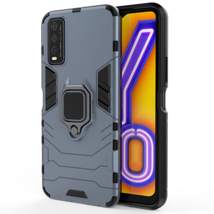 PC + TPU Shockproof Protective Case with Magnetic Ring Holder, For OPPO Realme 7 Pro, For Vivo Y20, For Galaxy M51