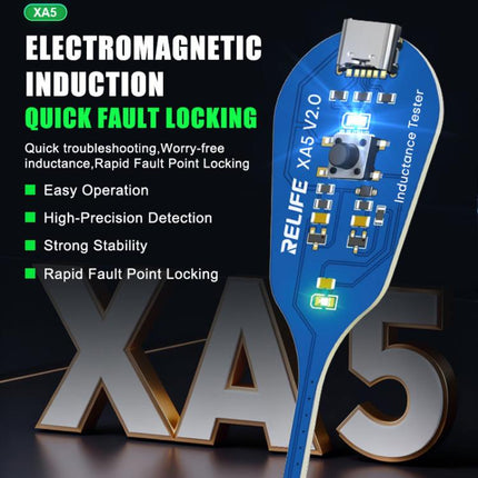 Relife XA5 Type-C High Precision Electromagnetic Induction Tester, Relife XA5