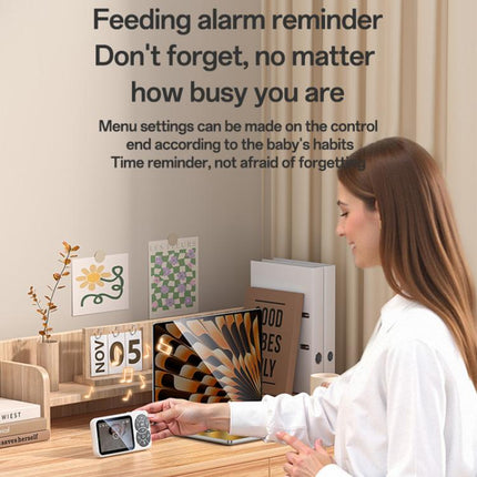 Yesido KM26 3.5 inch TFT screen 2.4G Baby Monitor Care Camera, Plug: UK Plug, KM26