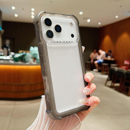 Transparent Matte TPU Hybrid PC 3-in-1 Phone Case