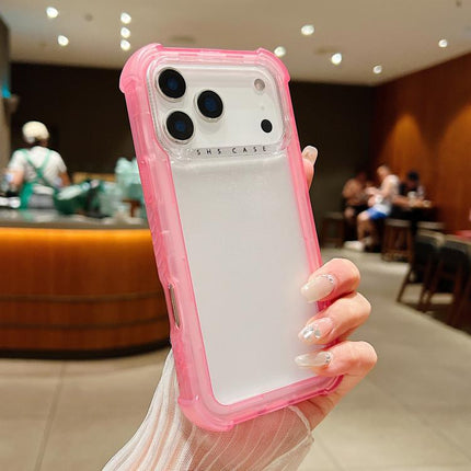 Transparent Matte TPU Hybrid PC 3-in-1 Phone Case