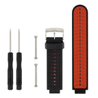 For Garmin Forerunner 235/220/620/630/230/735 / Black Red