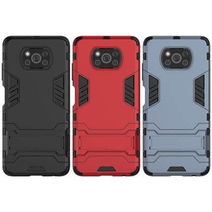 PC + TPU Shockproof Protective Case with Holder, For Xiaomi Poco X3 NFC