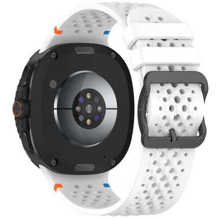 xDfind Ladder Black Buckle Honeycomb Breathable Silicone Watch Band, For Galaxy Watch9 / 8 / 8 Classic