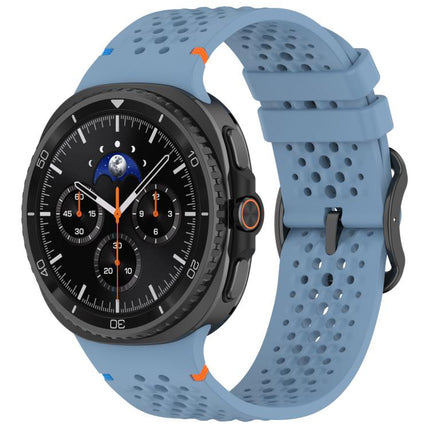 xDfind Ladder Black Buckle Honeycomb Breathable Silicone Watch Band, For Galaxy Watch9 / 8 / 8 Classic