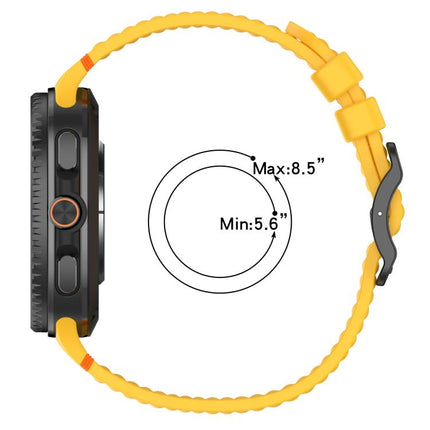 xDfind Ladder Black Buckle Honeycomb Breathable Silicone Watch Band, For Galaxy Watch9 / 8 / 8 Classic