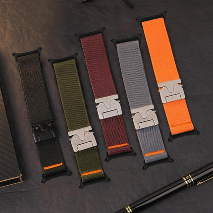 xDfind Parachute Buckle Stretch Nylon Watch Band, For Galaxy Watch9 / 8 / 8 Classic