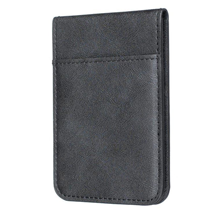 BFK26 Solid Color Magnetic Card Bag Mobile Phone Back Sticker