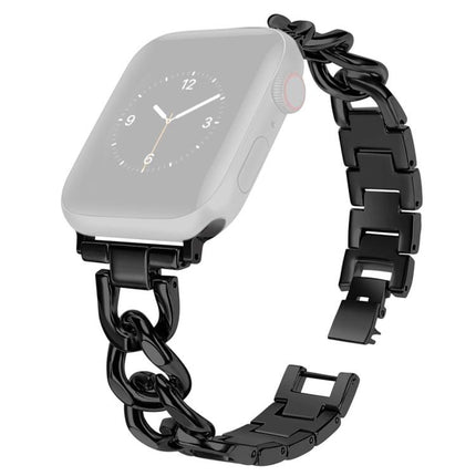xDfind Double Circle Metal Watch Band, For Apple Watch 42 / 44 / 45 / 46 / 49mm, For Apple Watch 38 / 40 / 41 / S10 42mm