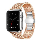 For Apple Watch 42 / 44 / 45 / 46 / 49mm / Rose Gold