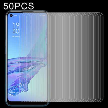 50 PCS 0.26mm 9H 2.5D Tempered Glass Film, For OPPO A32 (50 PCS), For OPPO Find X2 Neo (50 PCS), For OPPO A53 2020 (50 PCS), For OPPO Reno4 SE (50 PCS), For OPPO Reno4 (50 PCS), For OPPO Find X2 Lite (50 PCS), For OPPO F17 Pro (50 PCS)                 ...