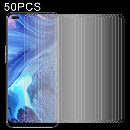 50 PCS 0.26mm 9H 2.5D Tempered Glass Film, For OPPO A32 (50 PCS), For OPPO Find X2 Neo (50 PCS), For OPPO A53 2020 (50 PCS), For OPPO Reno4 SE (50 PCS), For OPPO Reno4 (50 PCS), For OPPO Find X2 Lite (50 PCS), For OPPO F17 Pro (50 PCS)                 ...