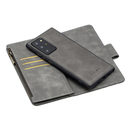 Skin Feel Detachable Magnetic Zipper Horizontal Flip PU Leather Case with Multi-Card Slots & Holder & Wallet & Photo Frame & Lanyard, For Samsung Galaxy Note20 Ultra, For Samsung Galaxy Note20, For iPhone 12 mini, For iPhone 12 / 12 Pro                ...