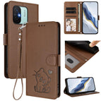 For Redmi 11A / Xiaomi Poco C55 / Brown