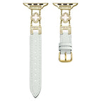 For Apple Watch 42 / 44 / 45 / 46 / 49mm / Gold+White