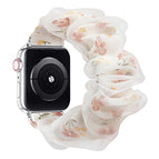 For Apple Watch 42 / 44 / 45 / 46 / 49mm / Pink Flower