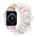 For Apple Watch 42 / 44 / 45 / 46 / 49mm / Purple Flower