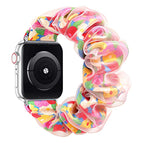 For Apple Watch 42 / 44 / 45 / 46 / 49mm / Red Flower