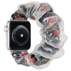 For Apple Watch 38 / 40 / 41 / S10 42mm / Black Flower