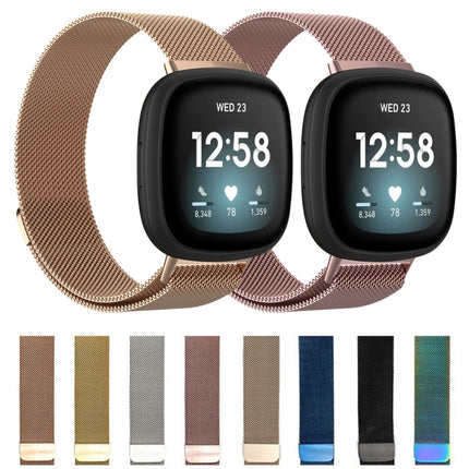 For Fitbit Versa 3 / Fitbit Magnetic Milano Replacement Strap, Large Size, Small Code