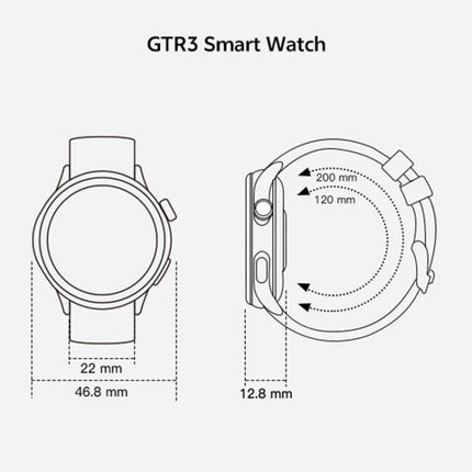 GR3 1.43 inch AMOLED Screen Fitness Tracker Smart Watch Support Heart Rate Monitoring
