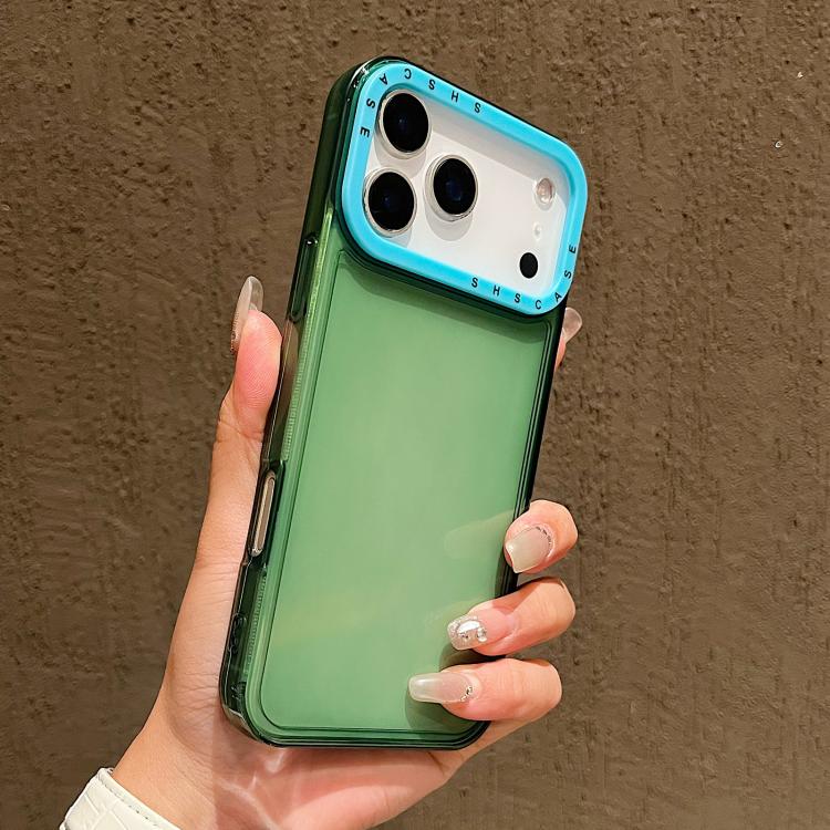 Color Contrast Lens Frame Transparent TPU Phone Case