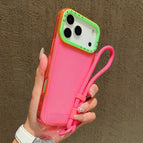 For iPhone 18 Pro Max / 17 Pro Max / Rose Red+Green