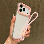 For iPhone 17 Pro Max / Transparent+Light Pink