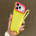 For iPhone 18 Pro / 17 Pro / Yellow+Rose Red