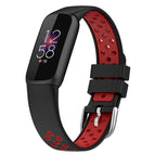 For Fitbit Luxe / Black+Red