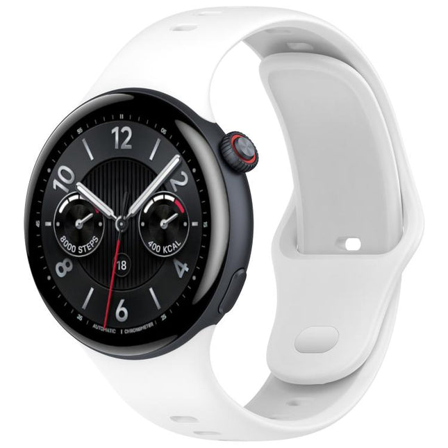 xDfind Silver Buckle Pure Color Silicone Watch Band, For vivo Watch 5