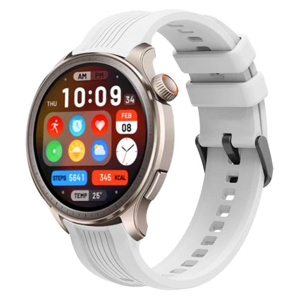 xDfind Black Buckle Silicone Watch Band, For Amazfit Balance