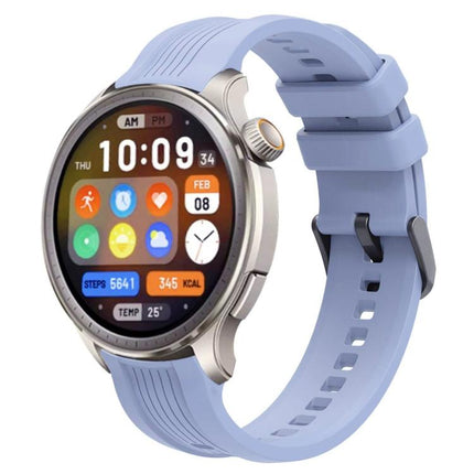 xDfind Black Buckle Silicone Watch Band, For Amazfit Balance