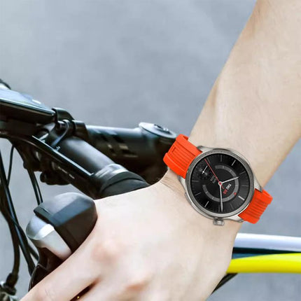 xDfind Black Buckle Silicone Watch Band, For Amazfit Balance