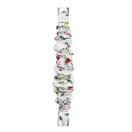 xDfind Polyester Elastic Wreath Watch Band For Fitbit Luxe, S, L