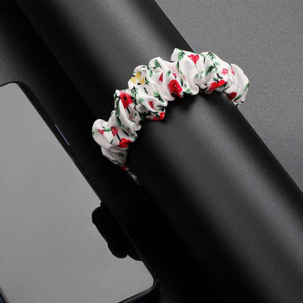 xDfind Polyester Elastic Wreath Watch Band For Fitbit Luxe, S, L