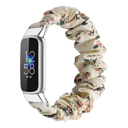 xDfind Polyester Elastic Wreath Watch Band For Fitbit Luxe, S, L