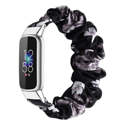 xDfind Polyester Elastic Wreath Watch Band For Fitbit Luxe, S, L