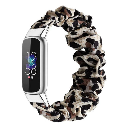 xDfind Polyester Elastic Wreath Watch Band For Fitbit Luxe, S, L