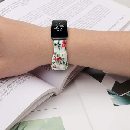xDfind Polyester Elastic Wreath Watch Band For Fitbit Inspire, S, L