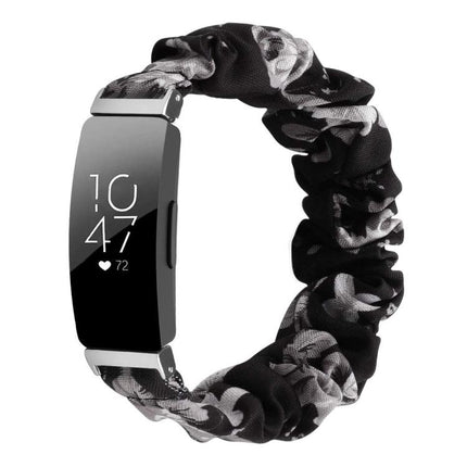 xDfind Polyester Elastic Wreath Watch Band For Fitbit Inspire, S, L