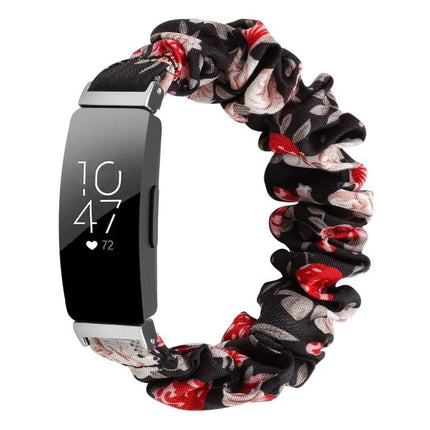 xDfind Polyester Elastic Wreath Watch Band For Fitbit Inspire, S, L