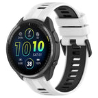 For Garmin Forerunner 965 / White+Black