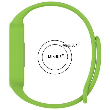xDfind Solid Color Silicone Watch Band, For Xiaomi Smart Band 9 Active / Redmi Band  3