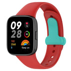 For Xiaomi Redmi Watch 3 / Red + Cyan